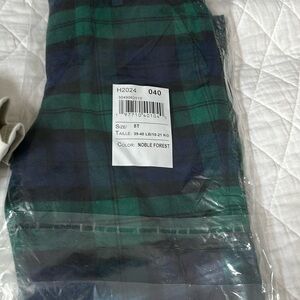Gymboree Boys Pants.  Size 5T.  New with tags.  Blue & Green Plaid